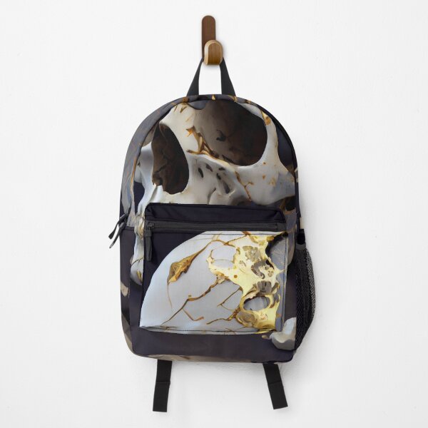 Artikelvorschau, Kintsugi-Schädel, Schädelkunst, Schädel-Wanddekoration - japanische Kunst von Kintsugi entworfen und verkauft von Obibobishop.