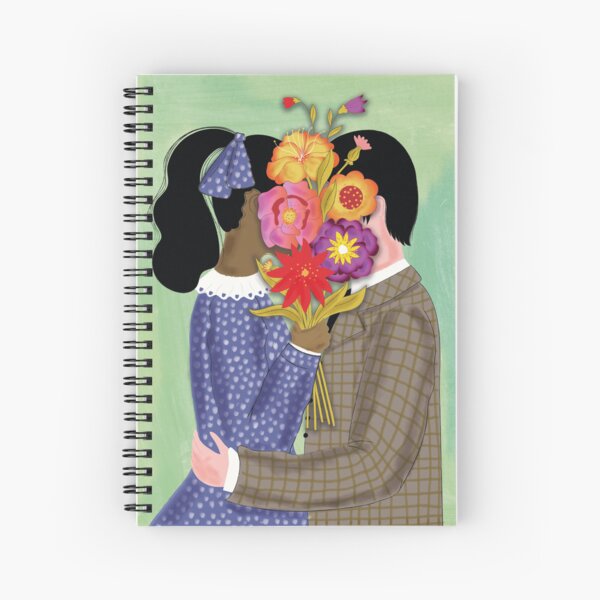 Valentines Kiss Spiral Notebook