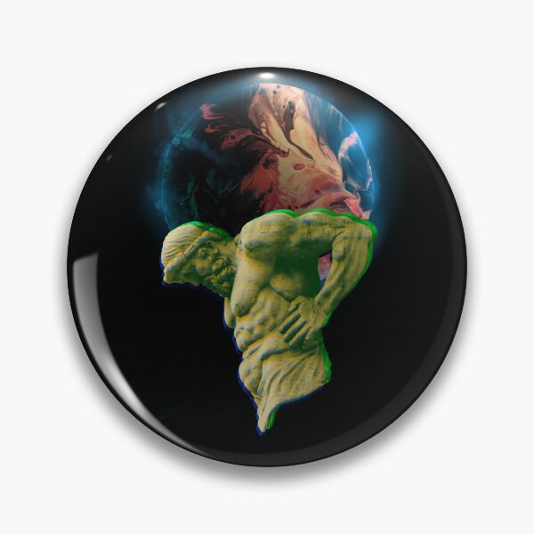 Item preview, Greek Statue Vaporwave Atlas designed and sold by PVSKI.