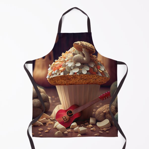 Artikelvorschau, Popcorn Strumming and Mushrooms Digital Painting entworfen und verkauft von CodeAndColors.