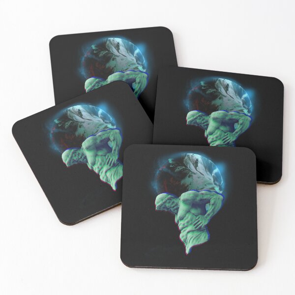 Item preview, Greek Statue Vaporwave Atlas designed and sold by PVSKI.