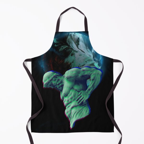 Item preview, Greek Statue Vaporwave Atlas designed and sold by PVSKI.
