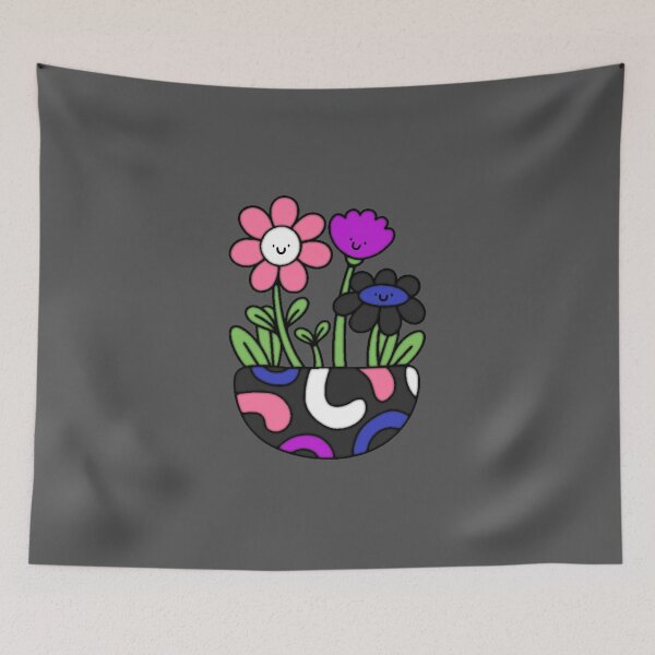 Item preview, Genderfluid Pride Flower Pot designed and sold by everything4eva.