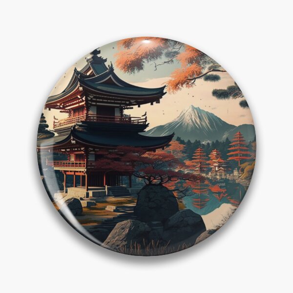Artikelvorschau, Japan-Landschaft entworfen und verkauft von LoveyDesign.