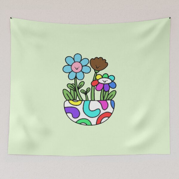 Item preview, Progress Rainbow Pride Flower Pot designed and sold by everything4eva.