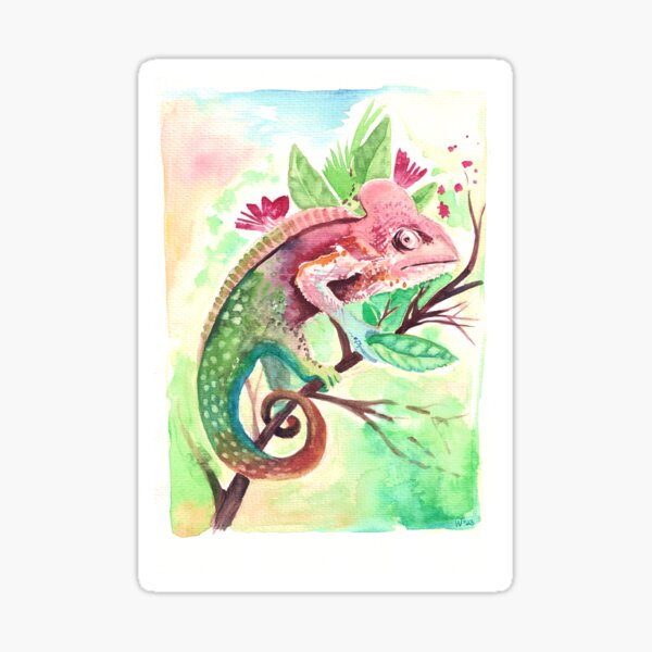 Artikel-Vorschau von chameleon print, designt und verkauft von feelgoodink.