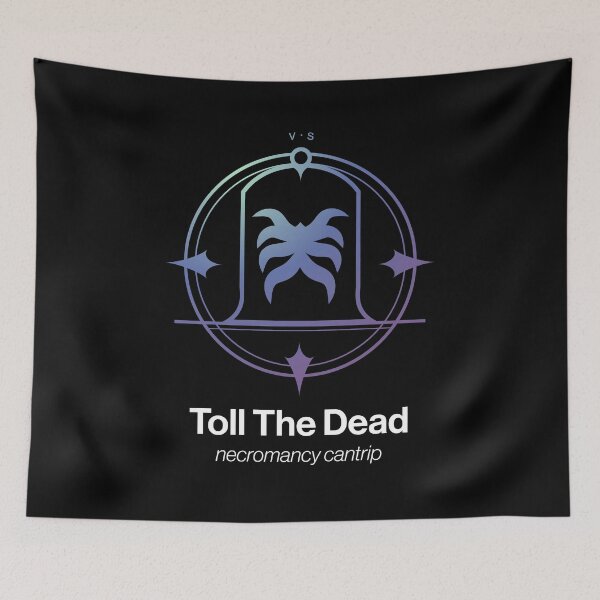 Item preview, Toll The Dead Spell Symbol designed and sold by Unspelled.