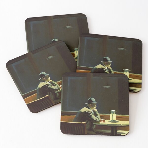 Item preview, Detective on coffee break art designed and sold by Lonesomefolk.