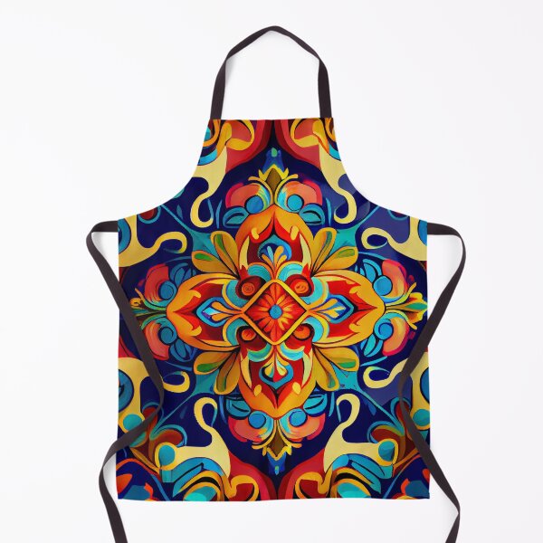 Artikelvorschau, Colorful Exotic Latin Pattern Digital Painting entworfen und verkauft von CodeAndColors.