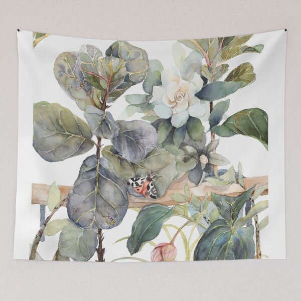 Item preview, Dark Green Leaves, Home Garden, Gardenia, Florals, Ficus Lyrata  designed and sold by thefirstgarden.
