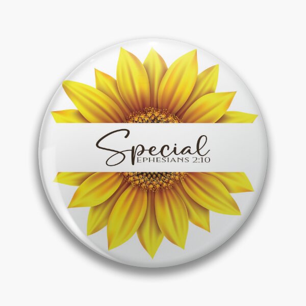 Item preview, Christian Sunflower design - I am Special - Ephesians 2:10 designed and sold by simplydesignart.