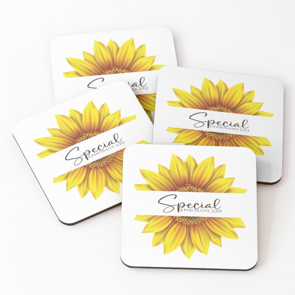 Item preview, Christian Sunflower design - I am Special - Ephesians 2:10 designed and sold by simplydesignart.