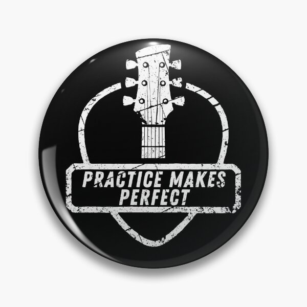 Item preview, Practice Makes Perfect Guitar Lover  guitar pick plectrum designed and sold by facePale.