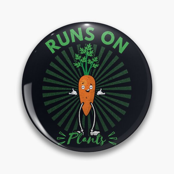 Item preview, Runs on Plants - Fun Vegan Runner Humor designed and sold by GreenSlate.