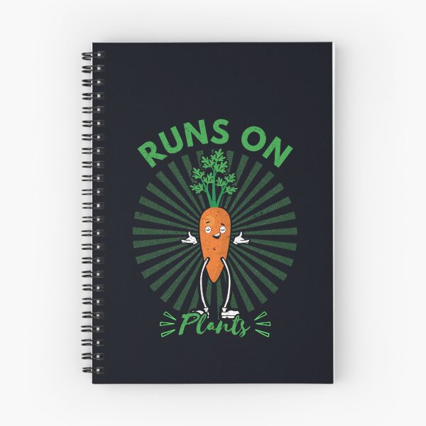 Item preview, Runs on Plants - Fun Vegan Runner Humor designed and sold by GreenSlate.