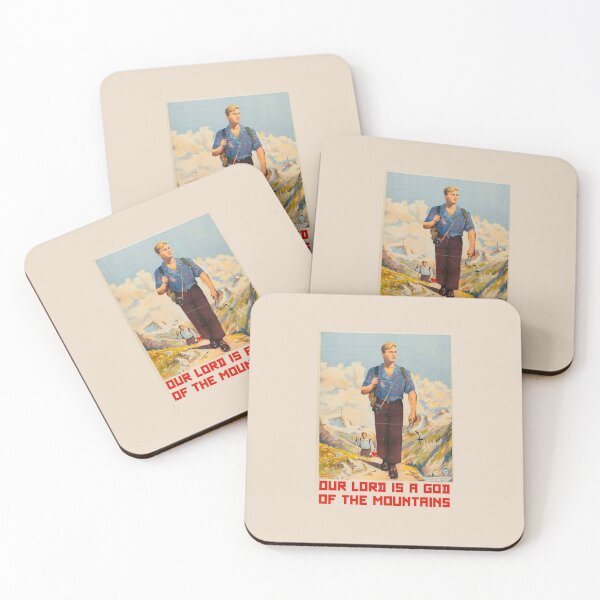 Item preview, Vintage Poster - Our Lord is a God of the Mountains designed and sold by CatholicLowland.
