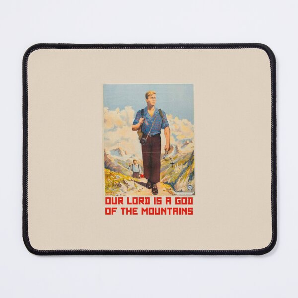 Item preview, Vintage Poster - Our Lord is a God of the Mountains designed and sold by CatholicLowland.