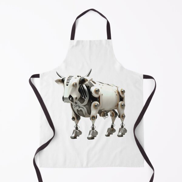 Item preview, White Cow Robot | Robot Sculpture | Mechanical Bull designed and sold by Broskan.