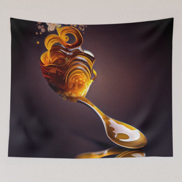 Item preview, A Spoonful of Sweet Honey Digital Painting designed and sold by CodeAndColors.