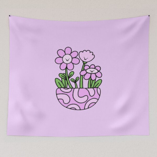 Item preview, Purple Flower Pot designed and sold by everything4eva.