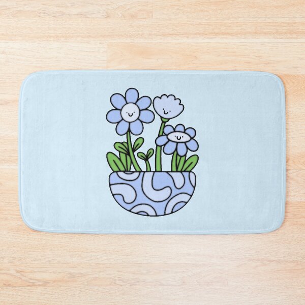 Item preview, Blue Flower Pot designed and sold by everything4eva.