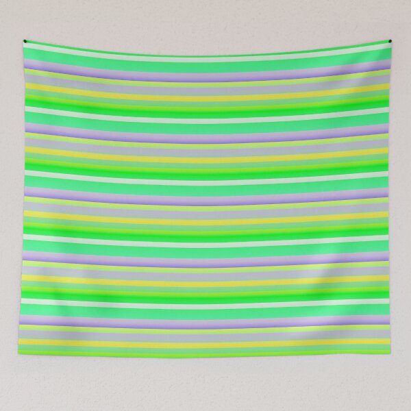 Item preview, March color palette | Spring greenish color line pattern designed and sold by lausn.