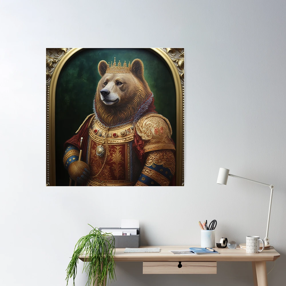 Bear King DIY Painting Kit – The Enchanted Canvas