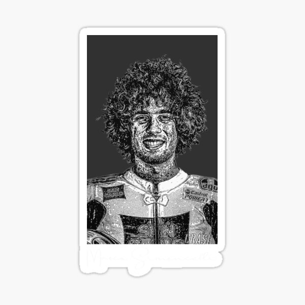 Marco Simoncelli Stickers for Sale