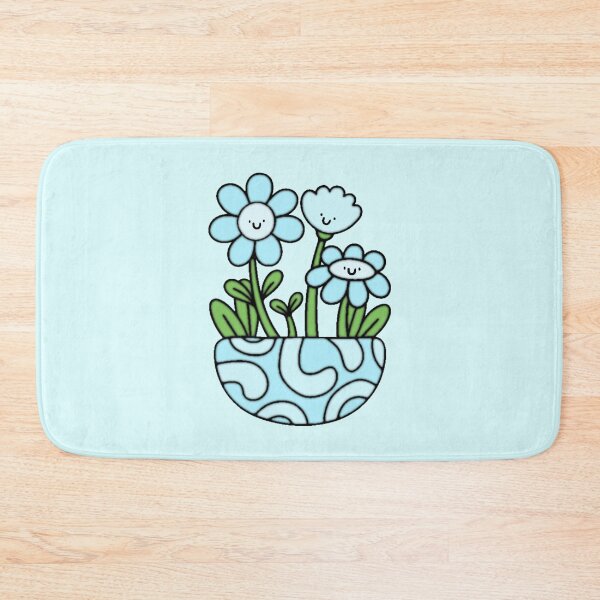 Item preview, Blue Flower Pot designed and sold by everything4eva.
