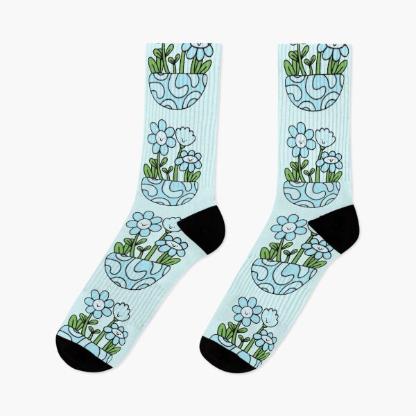 Item preview, Blue Flower Pot designed and sold by everything4eva.