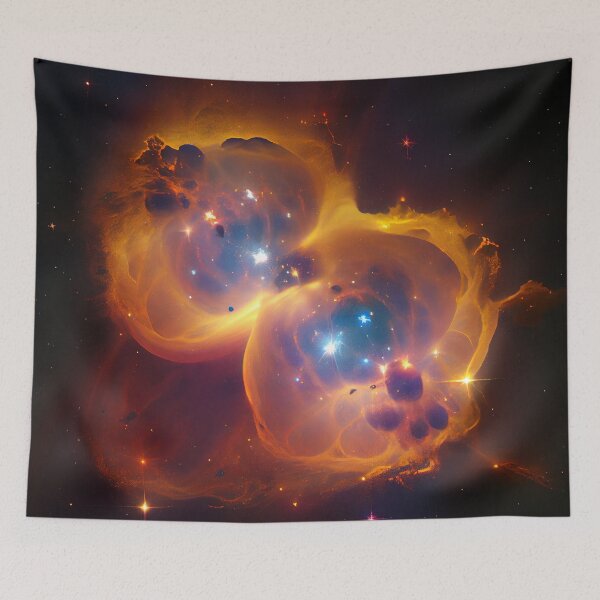 Item preview, Bright Stars in Outer Space Digital Painting designed and sold by CodeAndColors.