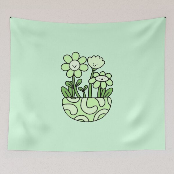 Item preview, Green Flower Pot designed and sold by everything4eva.