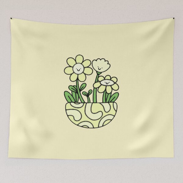 Item preview, Yellow Flower Pot designed and sold by everything4eva.