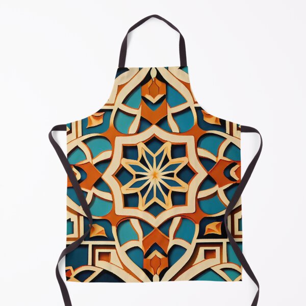 Item preview, Ancient Moroccan Pattern Digital Painting designed and sold by CodeAndColors.