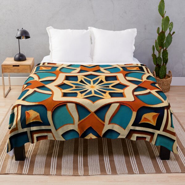 Item preview, Ancient Moroccan Pattern Digital Painting designed and sold by CodeAndColors.