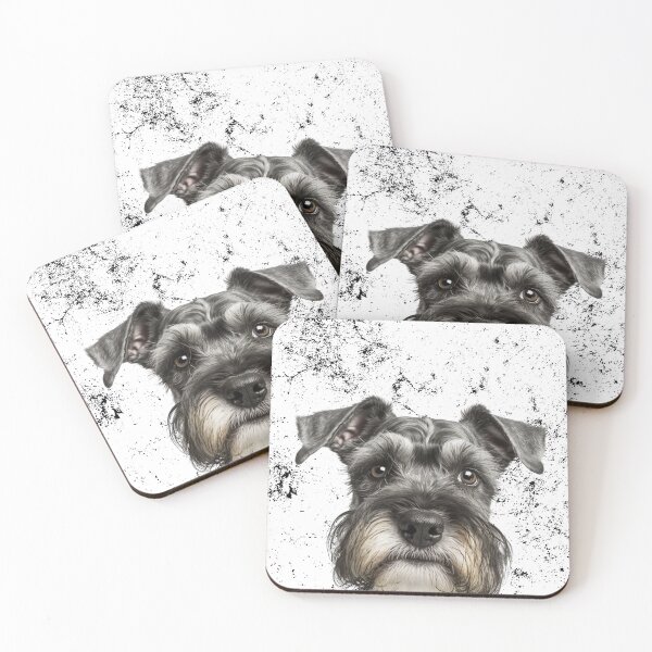 Item preview, Miniature Schnauzer Portrait designed and sold by Guntherschrenk.