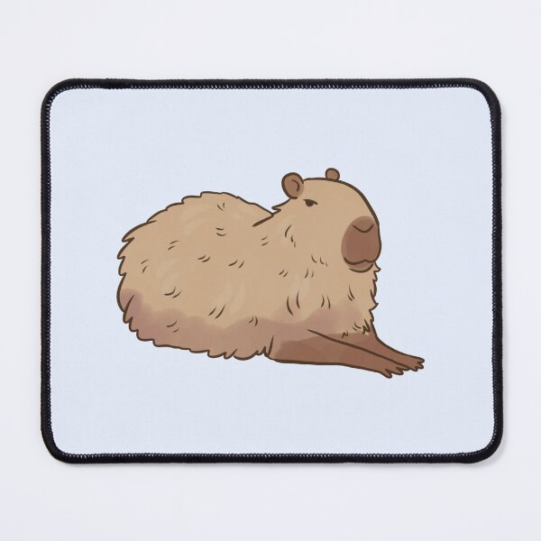 Item preview, Capybara cute face illustration designed and sold by Yarafantasyart.