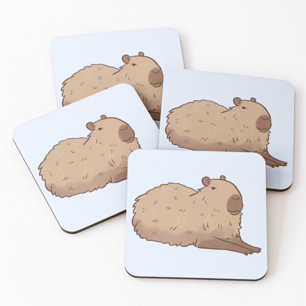 Item preview, Capybara cute face illustration  designed and sold by Yarafantasyart.
