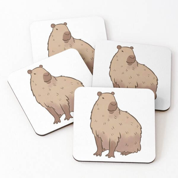 Item preview, Capybara cute illustration  designed and sold by Yarafantasyart.