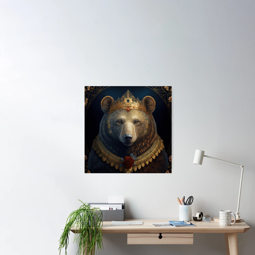 Renaissance / Medieval Bear Queen Painting (model 2)