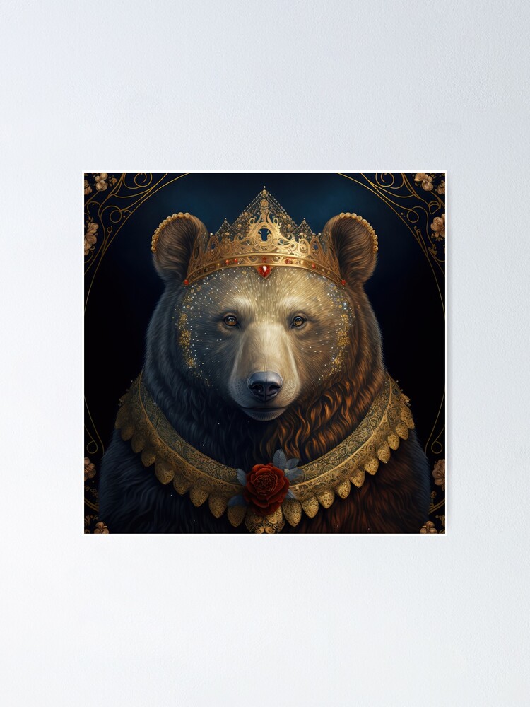 Bear Poster Medieval / Painting Redbubble (model | Renaissance 2)\