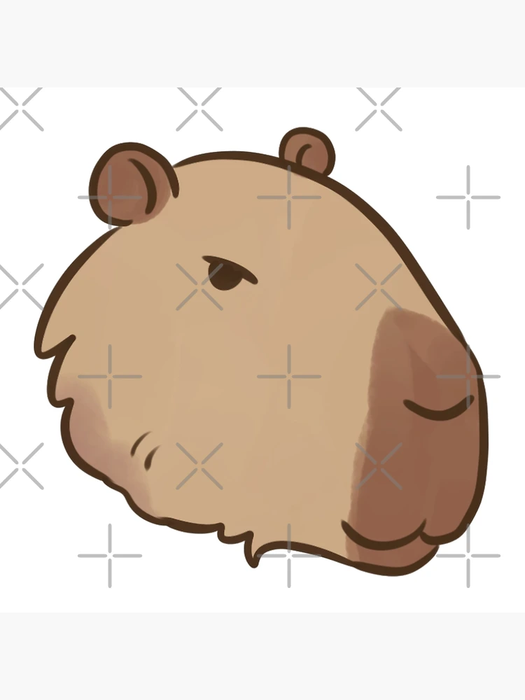 Capybara cute pattern - cartoon capybara illustration pack Poster for Sale  by Yarafantasyart