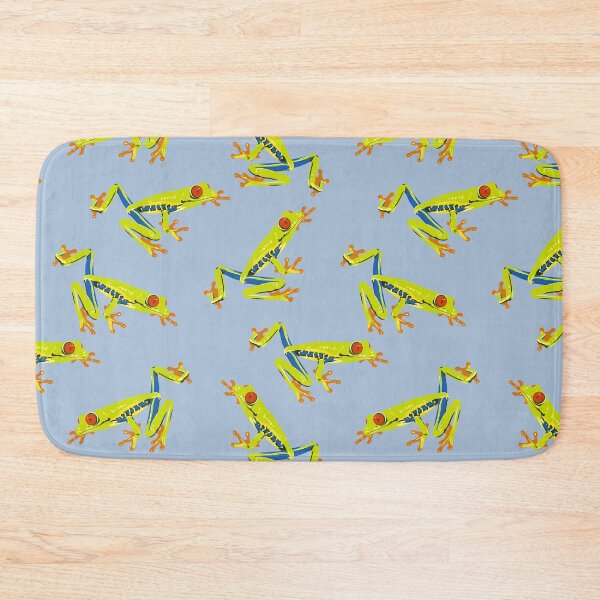 Item preview, Red eyed tree frog tile designed and sold by GeoCreate.