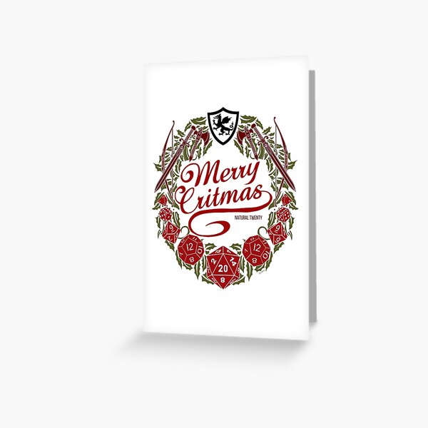 Merry Critmas - Colour Version Greeting Card