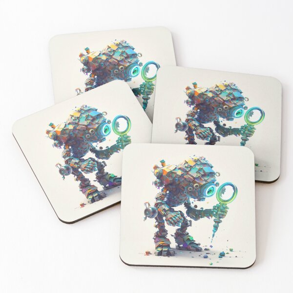 Item preview, Colorful Investigations: A Robot's Journey with a Magnifying Glass designed and sold by DaniFantasy.