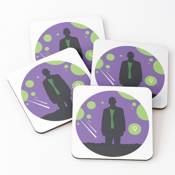 Item preview, Silhouette Ninth Doctor Christopher Eccleston designed and sold by Blue Box Artworks.