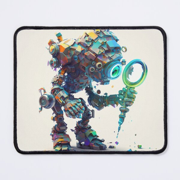 Item preview, Colorful Investigations: A Robot's Journey with a Magnifying Glass designed and sold by DaniFantasy.