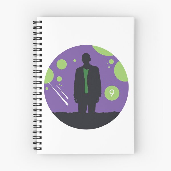 Item preview, Silhouette Ninth Doctor Christopher Eccleston designed and sold by Blue Box Artworks.