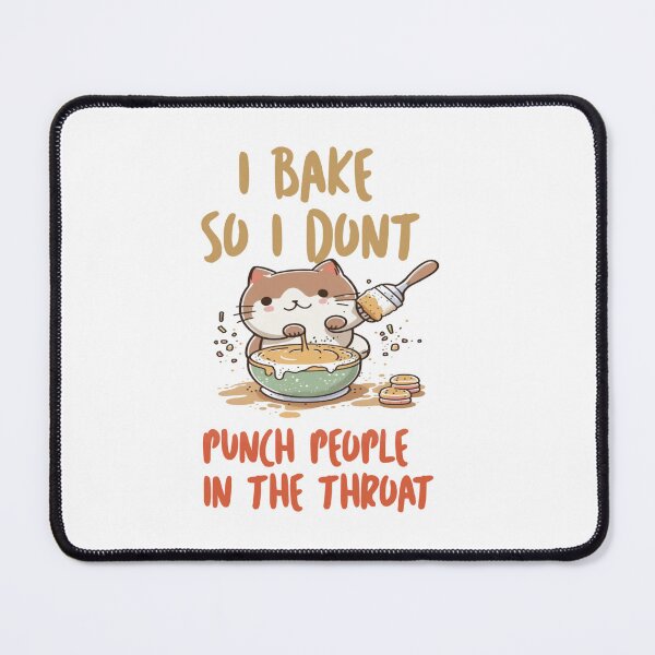 Item preview, I bake so i dont |funny cute cat cat baker making cake designed and sold by jamwind.