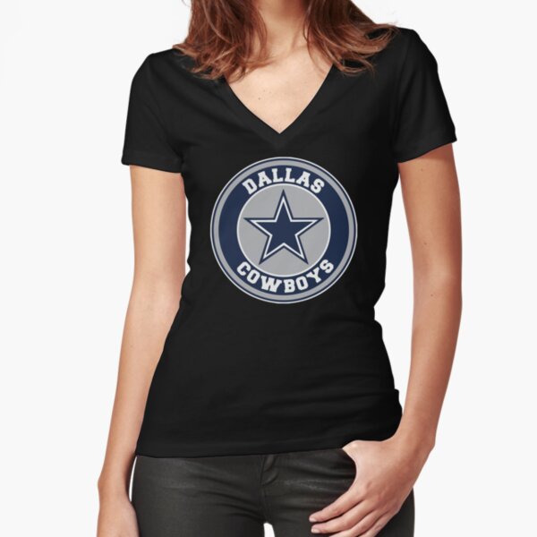 cowboys-logo Fitted V-Neck T-Shirt for Sale by kertaslapet